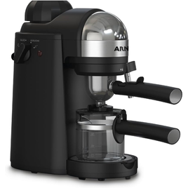 Imagem da oferta Cafeteira Espresso Arno Mini Espresso Compacta 1000W com acabamento Inox bico vaporizador para leite e 4 bar de pressão