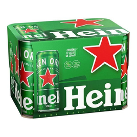 Imagem da oferta 5 Packs Cerveja Heineken Lata 350ml - 12 Unidades Cada