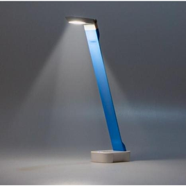 Imagem da oferta Luminária Led De Mesa 4w Azul 4500K Branco Neutro Iluminação Decoração Escritório