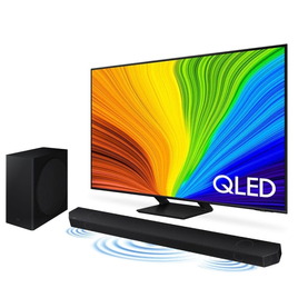 Imagem da oferta Combo Samsung Smart TV 65'' QLED 4K 65Q70D 2024 + Soundbar HW-Q800D