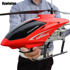 Imagem da oferta Helicóptero RC com controle remoto para crianças brinquedo de avião grande extra durável modelo de drone ao ar livre