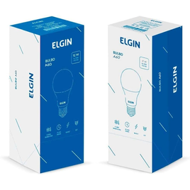 Imagem da oferta Lâmpada Bulbo LED Elgin A60 9W 6500K - Caixa com 10 unidades