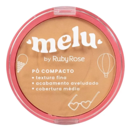 Imagem da oferta Pó Facial Compacto Melu - Ruby Rose Acabamento Avelulado