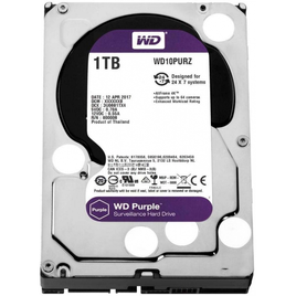 Imagem da oferta HD WD Purple Surveillance 1TB 3.5" SATA - WD10PURZ