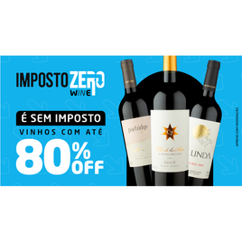 Imagem da oferta Seleção de Vinhos com até 80% OFF