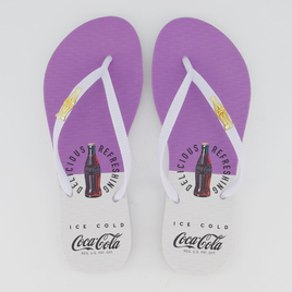 Imagem da oferta Chinelo Coca Cola Block - Feminino Tam 33/34