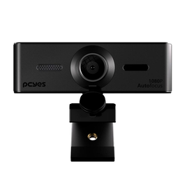 Imagem da oferta Webcam Pcyes Raza 1080P 60FPS com Microfone Integrado Foco Automático Preto - FHD-03