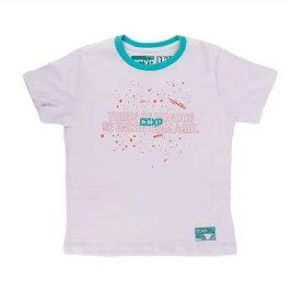 Imagem da oferta Camiseta Sideral Space Branca - Infantil