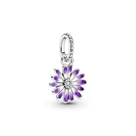 Imagem da oferta Charm Pendente Flor Margarida Roxa