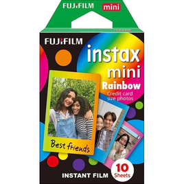 Imagem da oferta Filme Instax Mini Rainbow com 10 Fotos Fujifilm