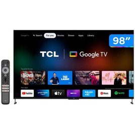 Imagem da oferta Smart TV 98 4K UHD QLED TCL C735 120Hz - Wi-Fi Bluetooth Google Assistente 4 HDMI 2 USB - TV 4K Ultra HD