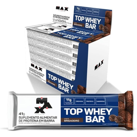 Imagem da oferta Barra de Proteína Top Whey Bar Max Titanium - 41g 12 unidades