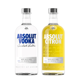 Imagem da oferta Kit Absolut Regular 750ml + Absolut Citron 750ml