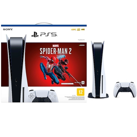 Imagem da oferta Console PlayStation 5 Standard Edition Branco + Marvel's Spider Man 2 + Controle Sem Fio Dualsense Branco CFI-1214A01X