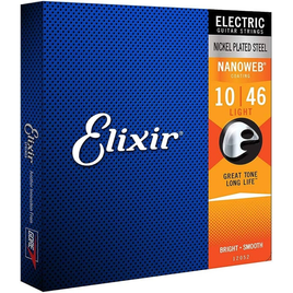 Imagem da oferta Encordoamento Elixir .010 para Guitarra Nanoweb Light - 12052