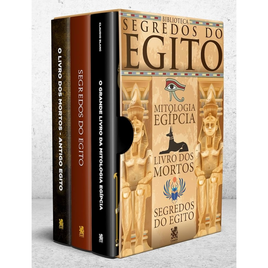 Imagem da oferta Box com 3 Livros Segredos do Egito - Camelot Editora