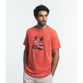 Imagem da oferta Camiseta Comfort em Meia Malha com Estampa Car and Palm