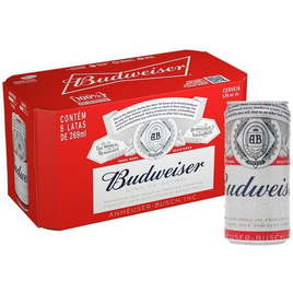 Imagem da oferta Pack Cerveja Budweiser Lata 269ml - 8 Unidades