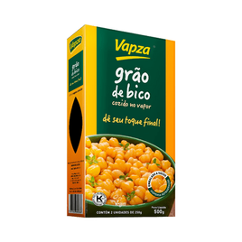 Imagem da oferta Caixa Grão de Bico Cozido no Vapor 500g