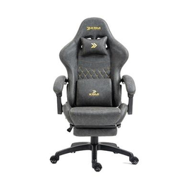 Imagem da oferta Cadeira Gamer KBM! GAMING Tempest CG600 Preta Com Almofadas Descanso Para Pernas Retrátil Reclinável - KGCG600