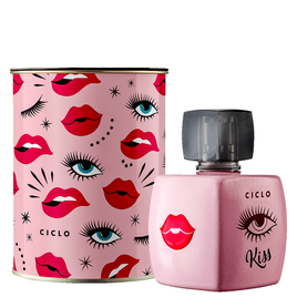Imagem da oferta Perfume Feminino Kiss Ciclo Cosméticos Deo Colônia Lata - 100ml