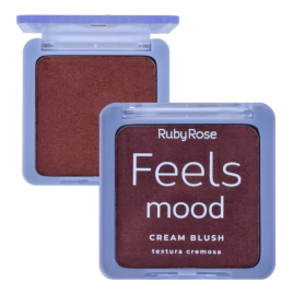 Imagem da oferta Blush Facial Ruby Rose Cream Blush Feels Mood