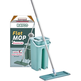 Imagem da oferta Mop Flat Rayco Essencial Balde 6 litros e 1 Refil