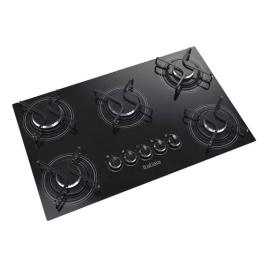 Imagem da oferta Cooktop 5 Bocas Itatiaia Essencial Preto Bivolt 127v/220v