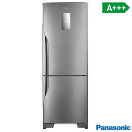 Imagem da oferta Refrigerador Bottom Freezer Inverter Panasonic de 02 Portas Frost Free com 480 Litros Aço Escovado - NR-BB71PVFX