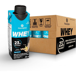 Imagem da oferta Pack de Whey Zero Lactose Baunilha 23g Piracanjuba 250ml - 12 Unidades