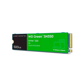 Imagem da oferta SSD WD Green SN350 500GB M.2 2280 NVMe 2400 MB/s - WDS500G2G0C