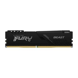 Imagem da oferta Memória Kingston Fury Beast 8GB 3200MHz DDR4 CL16 Preto - KF432C16BB/8