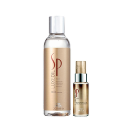 Imagem da oferta Kit Sp System Pro Luxe Oil Ker Shampoo 200ml + Oil 30ml