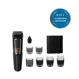 Imagem da oferta Aparador de Pelos Barbeador Philips Multigroom 8 em 1 MG3730/15