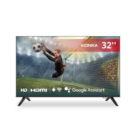 Imagem da oferta Smart TV Konka LED 32" Design sem bordas comando por voz Google Assistant e Android TV com Bluetooth KDG32