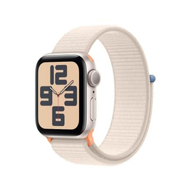 Imagem da oferta Apple Watch SE Caixa Estelar de Alumínio 40mm Pulseira Loop Esportiva Estelar Neutro em Carbono GPS