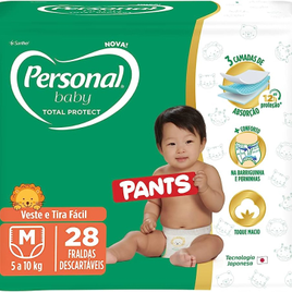Todos tamanhos Fralda Personal Baby Total Protect Pants: Oferta