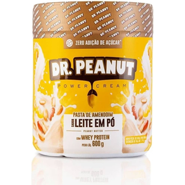 Imagem da oferta Pasta de Amendoim DR Peanut Leite em Pó 600G - Com Whey Protein