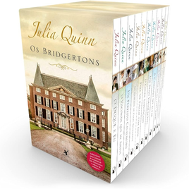 Imagem da oferta Box Livros Os Bridgertons: Os 9 títulos da série + livro extra de crônicas + caderno de anotações - Julia Quinn