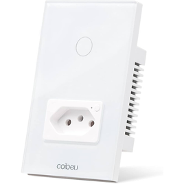 Imagem da oferta Interruptor Inteligente WiFi com Tomada Interruptor Coibeu Smart Sem Fio