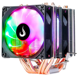 Imagem da oferta Air Cooler Rise Mode Gamer G800 RGB AMD/Intel 180mm Preto - RM-AC-O8-RGB