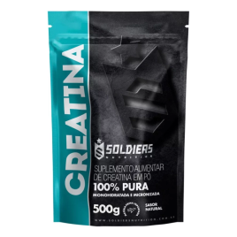 Imagem da oferta Creatina Monohidratada 100% Pura Importada 500g  - Soldiers Nutrition