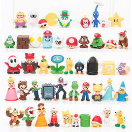 Kit 5 Bonecos Super Mario Bros Game Brinquedos Crianças em Promoção na  Americanas