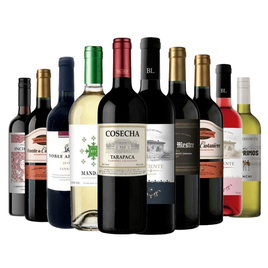 Imagem da oferta Kit 10 Vinhos por menos de R$ 18 a Garrafa