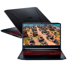 Imagem da oferta Notebook Gamer Acer Nitro 5 i5-11400H 8GB 256GB SSD GTX 1650 Tela 15.6'' FHD 144Hz W11 - AN515-57-579B
