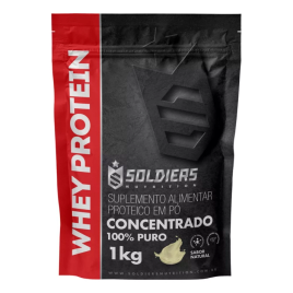 Imagem da oferta Whey Protein Concentrado 1kg Importado - Soldiers Nutrition