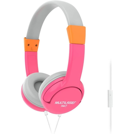 Imagem da oferta Headphone Multilaser Kids Happy Rosa PH378 Único