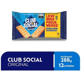 Imagem da oferta Biscoito Salgado Club Social Original Embalagem Econômica 288g