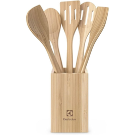 Imagem da oferta Conjunto de Utensílios de Bambu Electrolux de 6 Peças