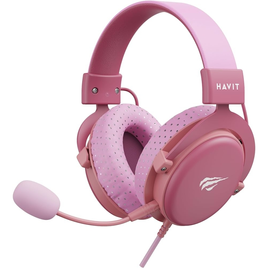 Imagem da oferta Fone De Ouvido Gamer Headset Havit H2015D Pc/Xbox/Ps4/Ps5 - Pink